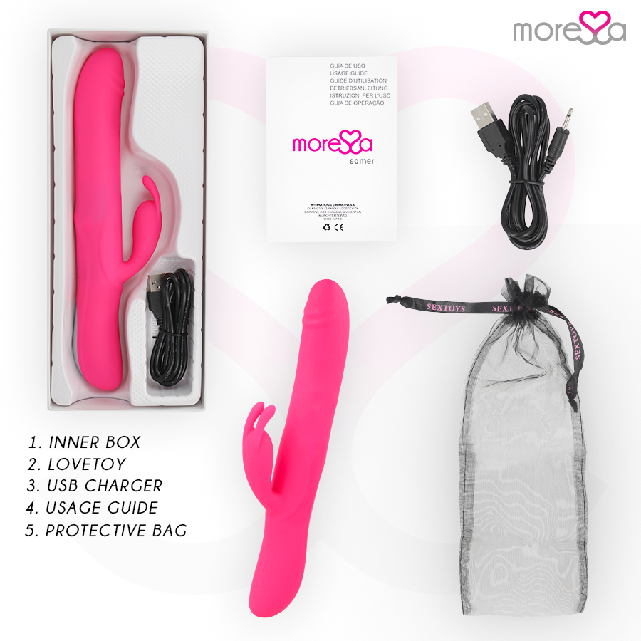 MORESSA - SOMER PREMIUM VIBRATOR MET MEERDERE ROTATIE