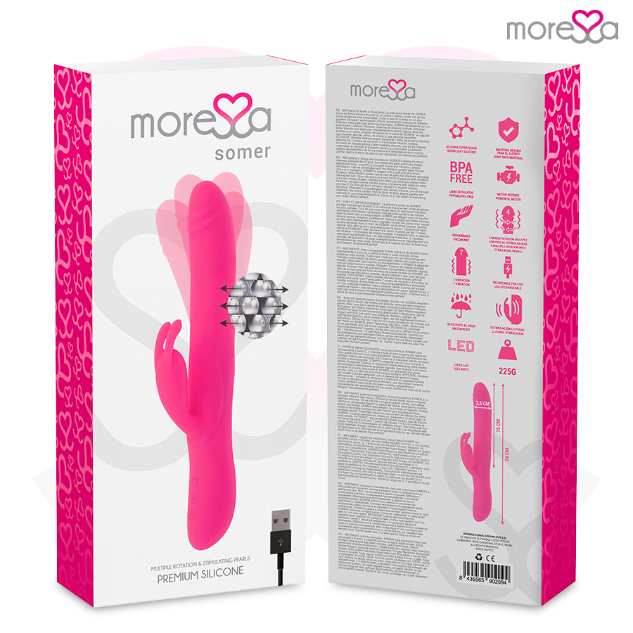 MORESSA - SOMER PREMIUM VIBRATOR MET MEERDERE ROTATIE