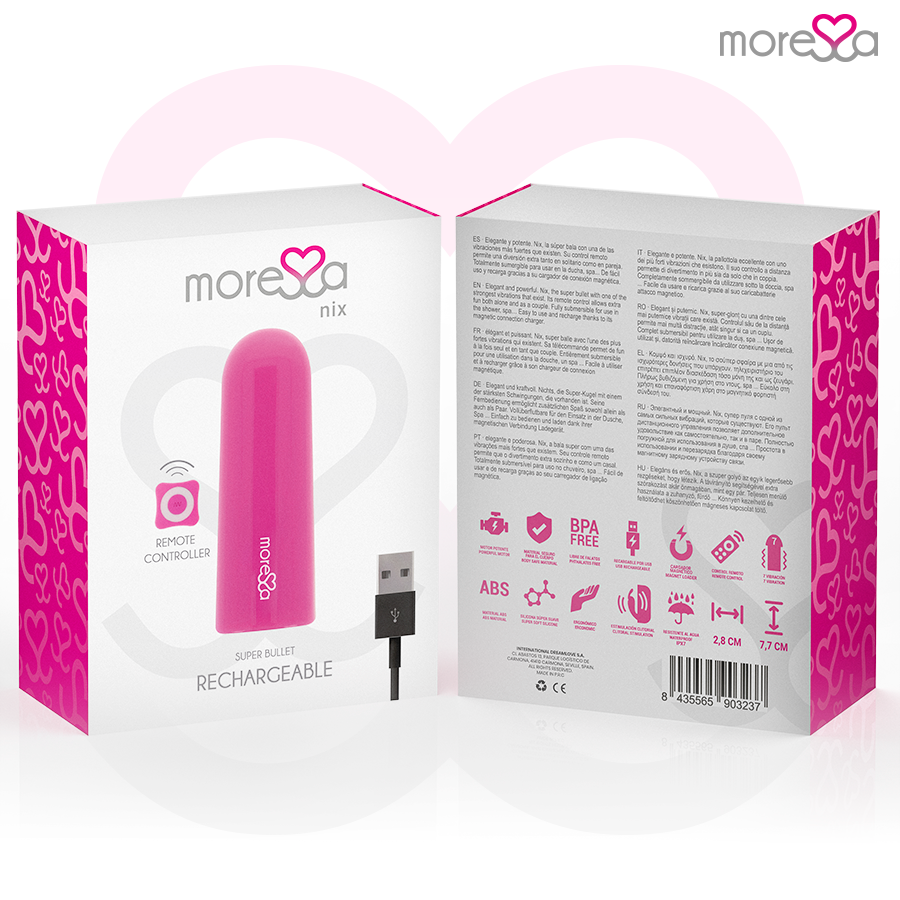 MORESSA - NIX VIBRATOR AFSTANDSBEDIENING ROZE