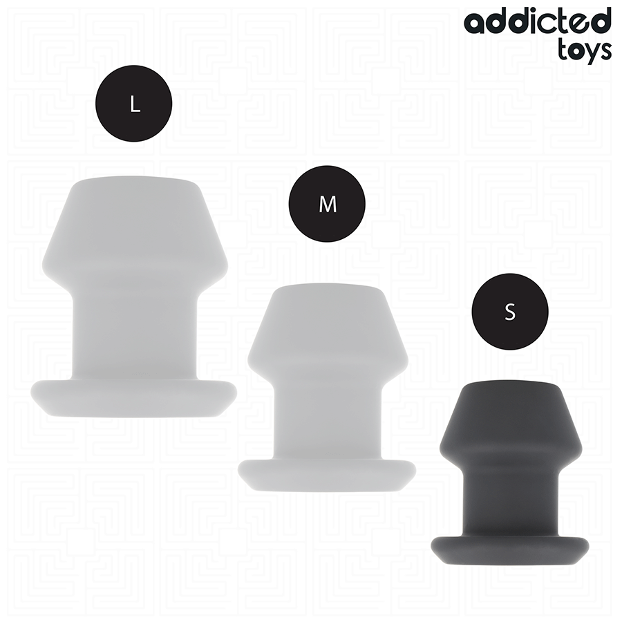 ADDICTED TOYS - EXTREEM HOLLE ANALE PLUG SILICONEN MAAT S 7,5 CM