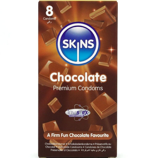 SKINS - CHOCOLADE PREMIUM CONDOMS PAK 8