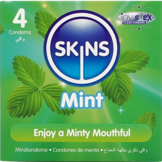 SKINS - MINT PREMIUM CONDOMS PAK 4
