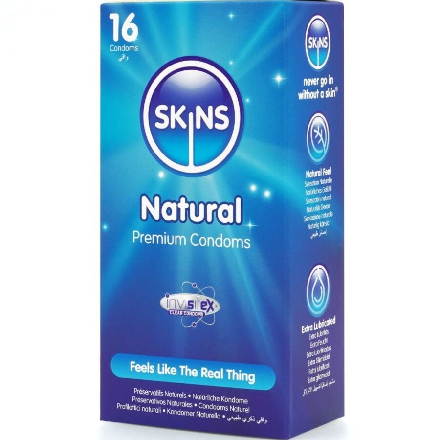 SKINS - NATUURLIJKE PREMIUM CONDOMS PAK 16