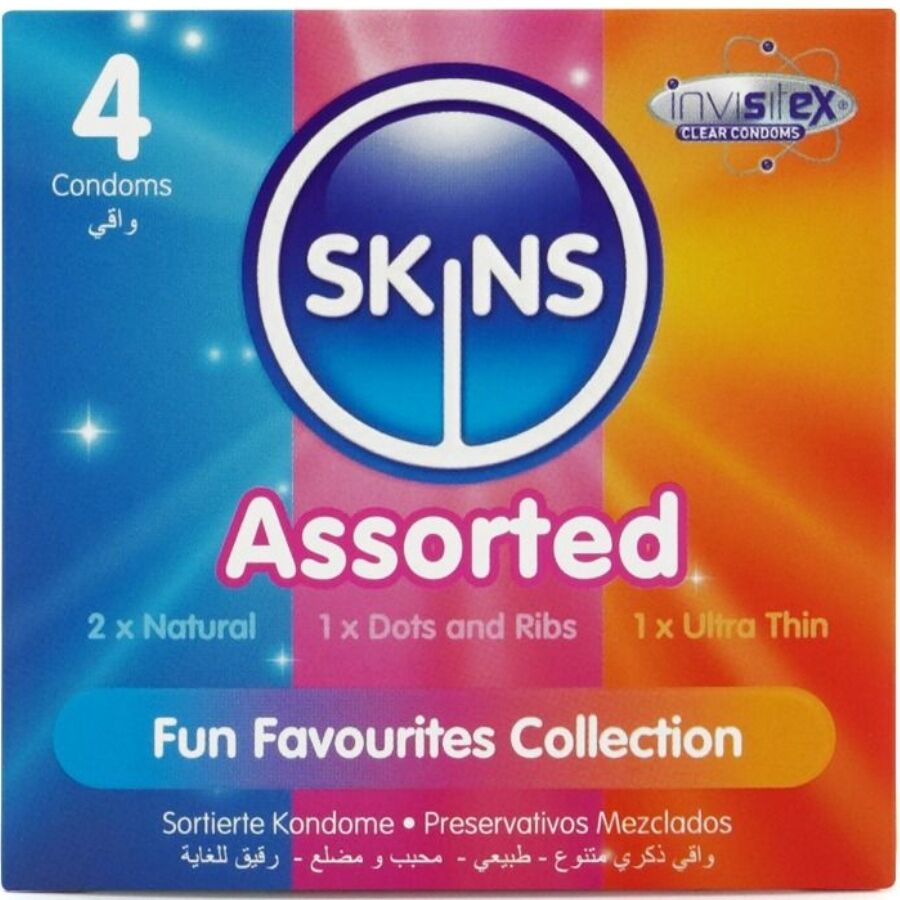 SKINS - GESORTEERDE PREMIUM CONDOOMS VERPAKKING 4