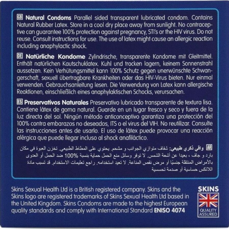 SKINS - NATUURLIJKE PREMIUM CONDOMS PAK 4