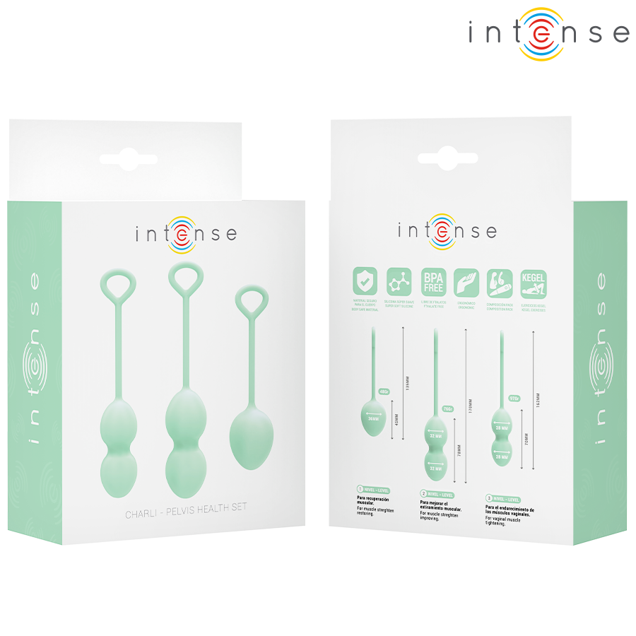 INTENSE - CHARLI KEGELBALSET LICHT JADEGROEN
