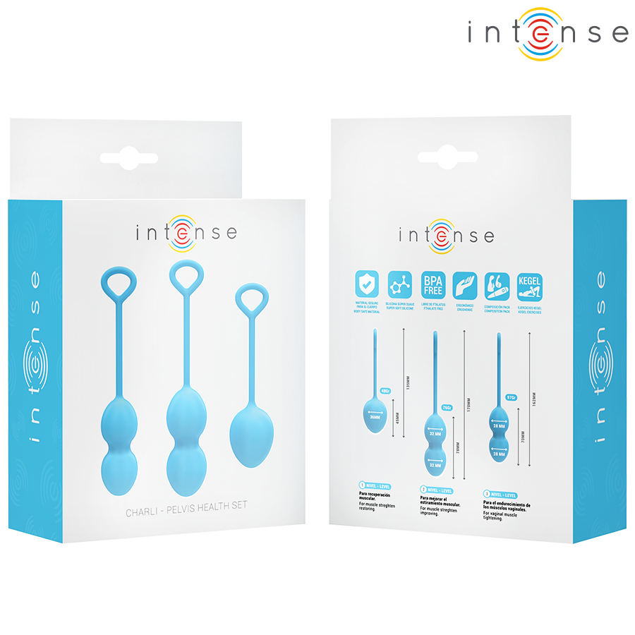 INTENSE - CHARLI KEGELBAL KIT OCEAANBLAUW