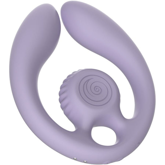 SNAIL VIBE - GIZI DUO KOPPELSTIMULATOR AFSTANDSBEDIENING LILA