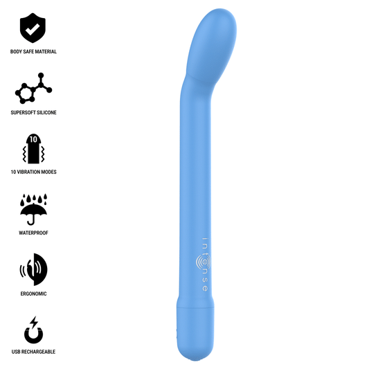 INTENSE - KARLIE OPLAADBARE G-SPOT STIMULATOR BLAUW