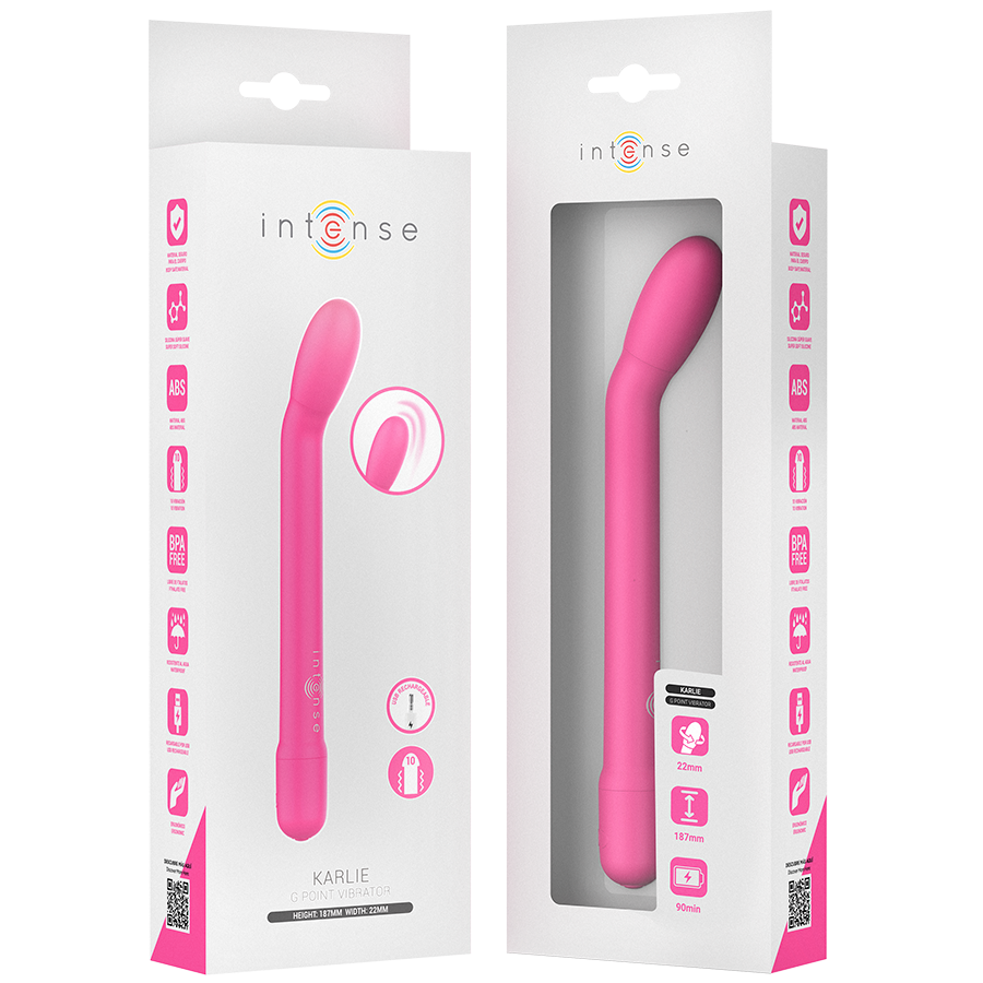 INTENSE - KARLIE OPLAADBARE G-SPOT STIMULATOR ROZE