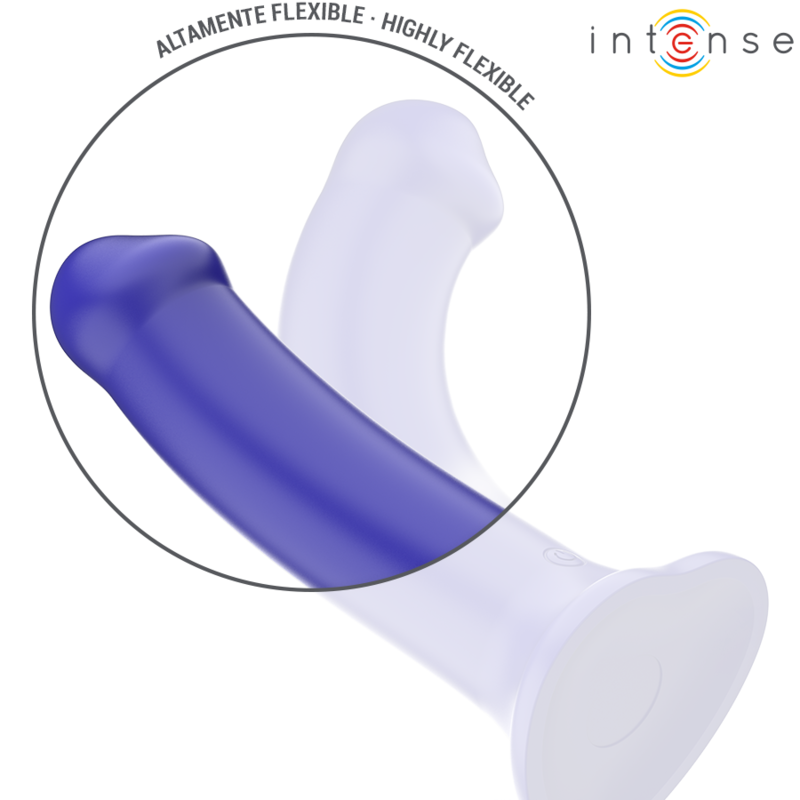 INTENS - VICTORIA VIBRATOR MET ZUIGNAP 10 TRILLINGEN DONKERBLAUW AFSTANDSBEDIENING
