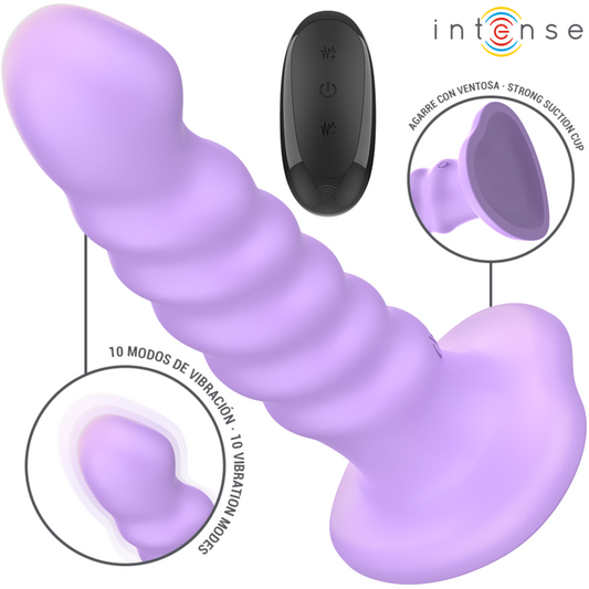 INTENSE - BRENDA VIBRATOR MAAT M SPIRAAL DESIGN 10 TRILLINGEN PAARS AFSTANDSBEDIENING