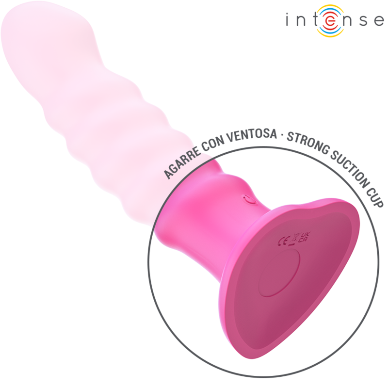 INTENSE - CINDY VIBRATOR MAAT L SPIRAAL DESIGN 10 TRILLINGEN ROZE AFSTANDSBEDIENING