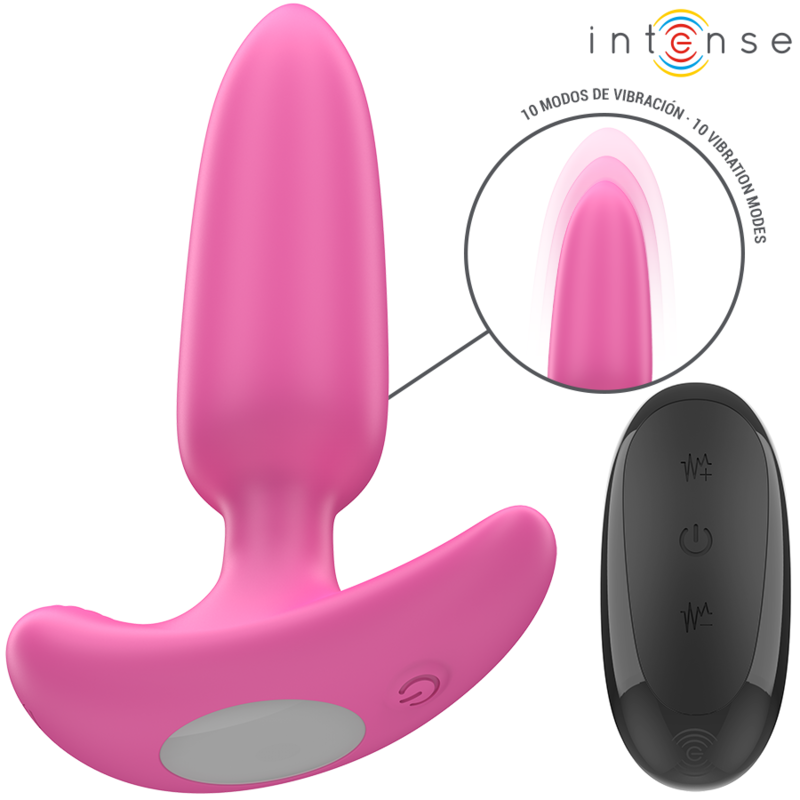 INTENSE - ROSS ANAALPLUG 10 TRILLINGEN ROZE AFSTANDSBEDIENING