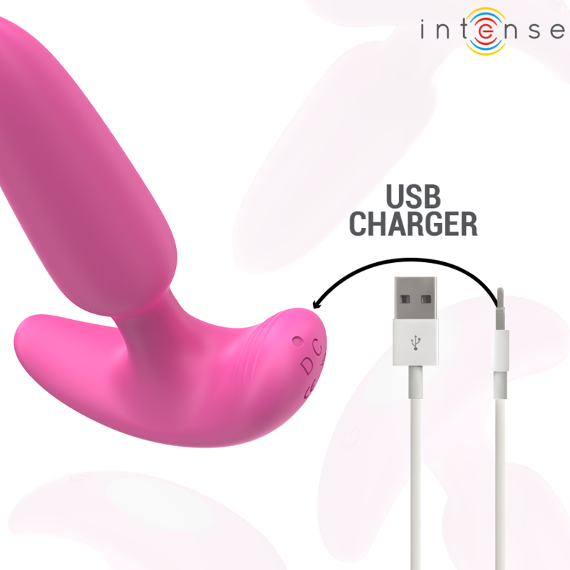 INTENSE - ROSS ANAALPLUG 10 TRILLINGEN ROZE AFSTANDSBEDIENING