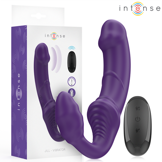 INTENSE - JILL DUBBELE VIBRATOR 20 CM PAARS AFSTANDSBEDIENING