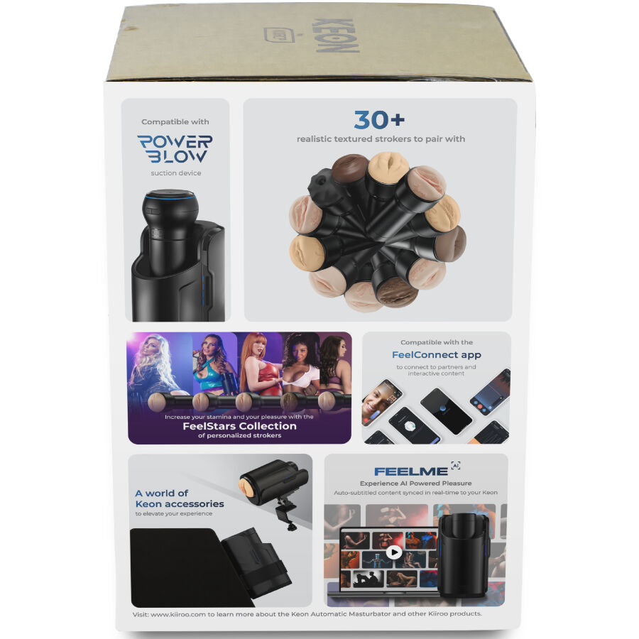 KIIROO - KEON WIFI COMBO AUTOMATISCHE MASTURBATOR + FEEL STROKER