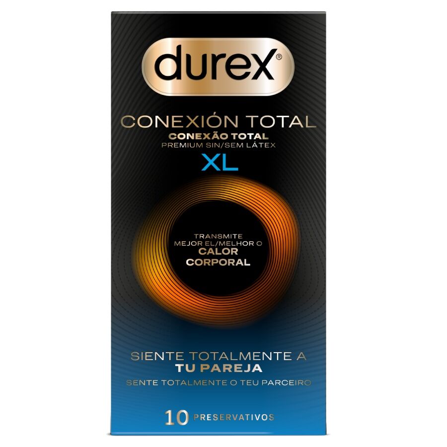 DUREX - TOTAL CONNECTION XL ULTRA DUN PLUS LATEXVRIJ 10 STUKS