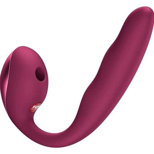 FUN FACTORY - ALLEGRO INVOERBARE DUBBELE LUCHTPULS VIBRATOR WIJNROOD