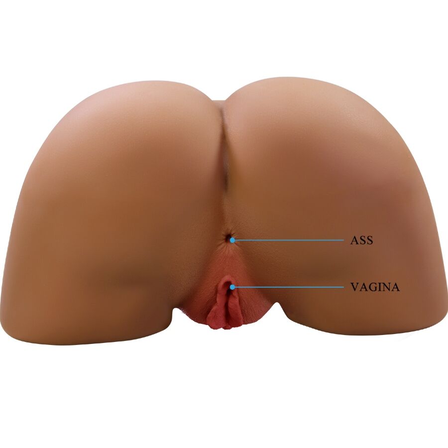 CRAZY BULL - GERIANN REALISTISCHE VROUWELIJKE BILVIBRATOR EN ZUIGER MET GELUID 5,5 KG
