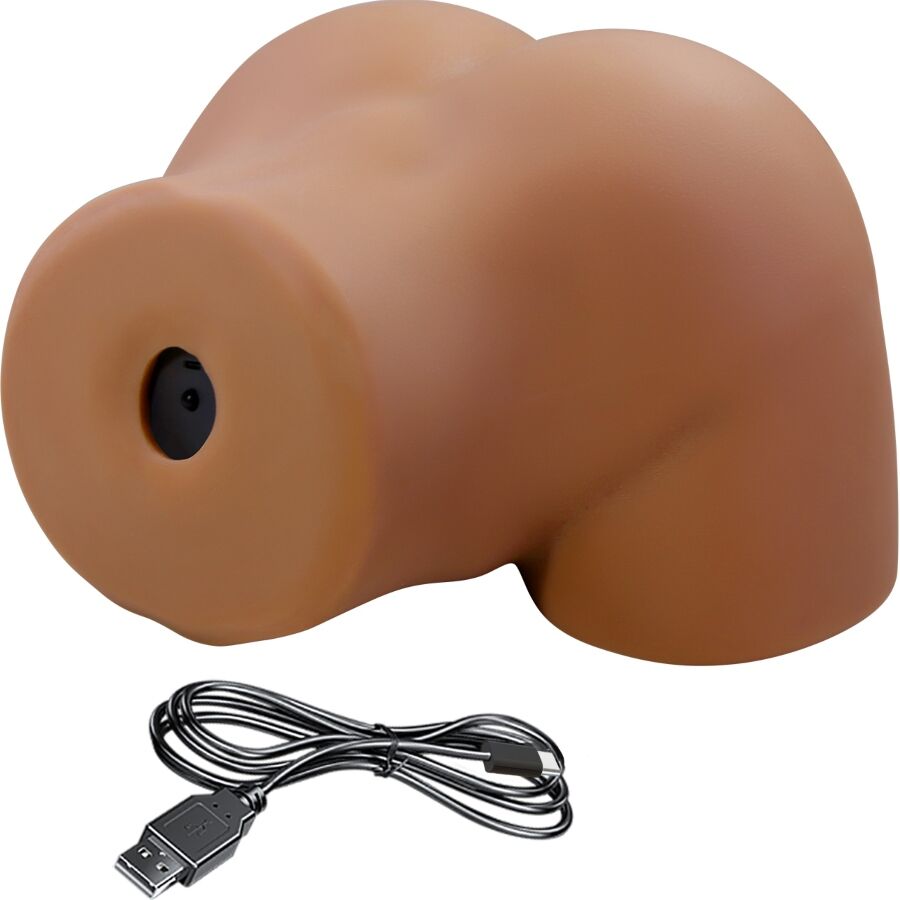 CRAZY BULL - GERIANN REALISTISCHE VROUWELIJKE BILVIBRATOR EN ZUIGER MET GELUID 5,5 KG