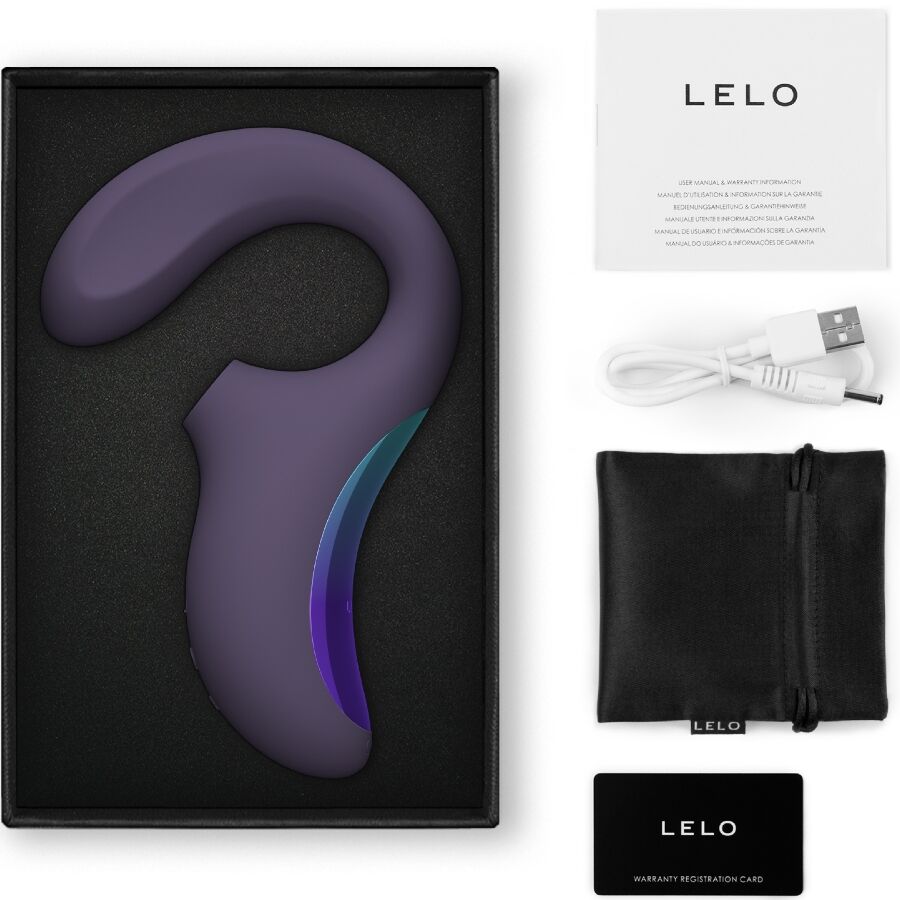 LELO - ENIGMA WAVE Drievoudige Vibratiemassager Cyber Paars