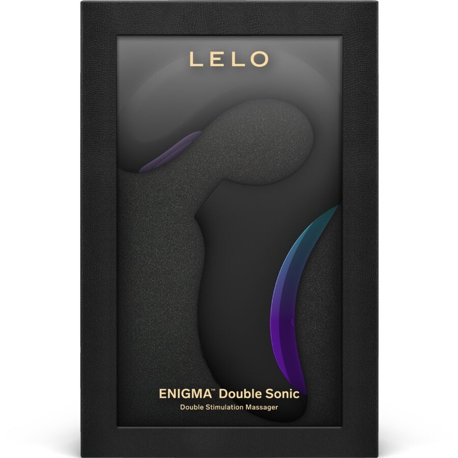 LELO - ENIGMA DUBBELE SONISCHE VIBRATOR G-PUNT ZWART