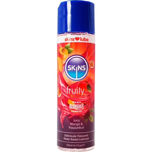 SKINS - FRUITIGE GLIJMIDDEL OP WATERBASIS MANGO & PASSIEVRUCHT 130 ML