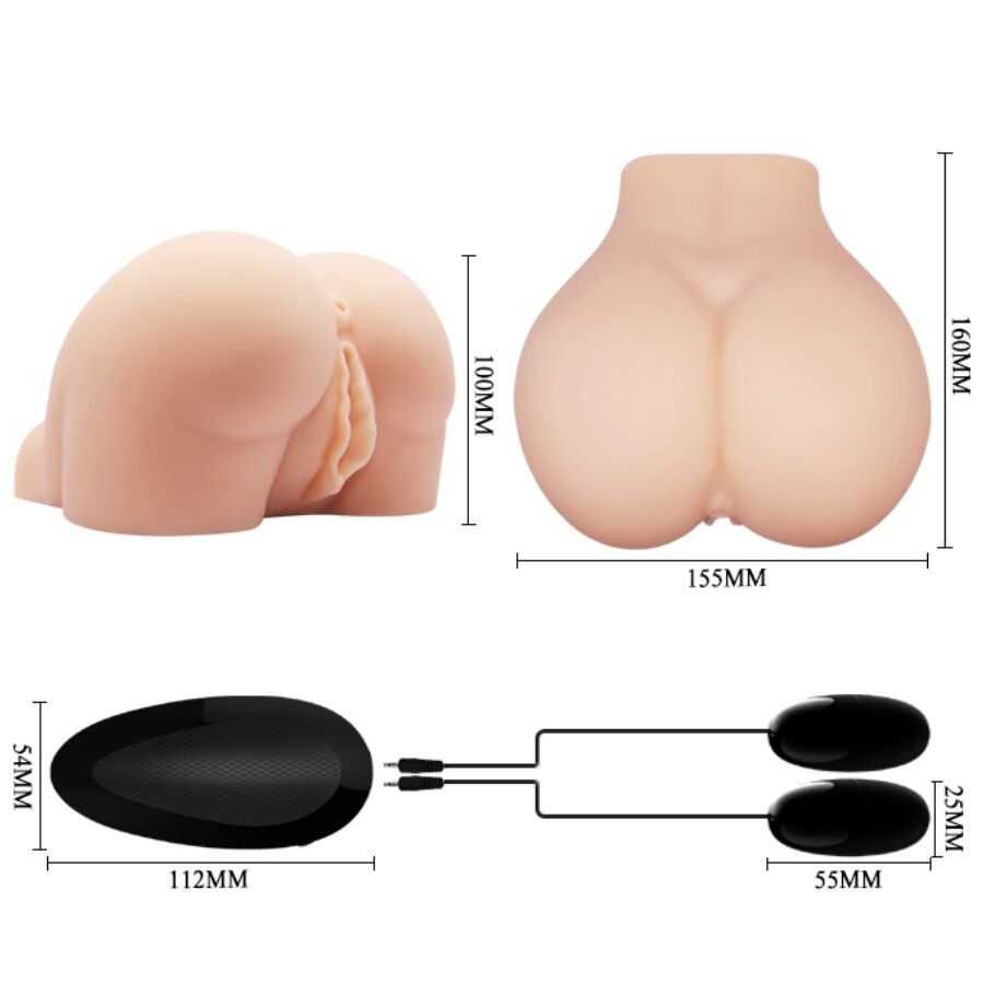 CRAZY BULL - REALISTISCHE VAGINA EN ANUS MET TRILLING POSITIE 8