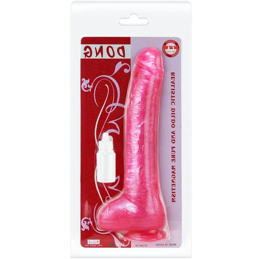BAILE - REALISTISCHE ROZE DILDO PIEMEL MET ZUIGNAP