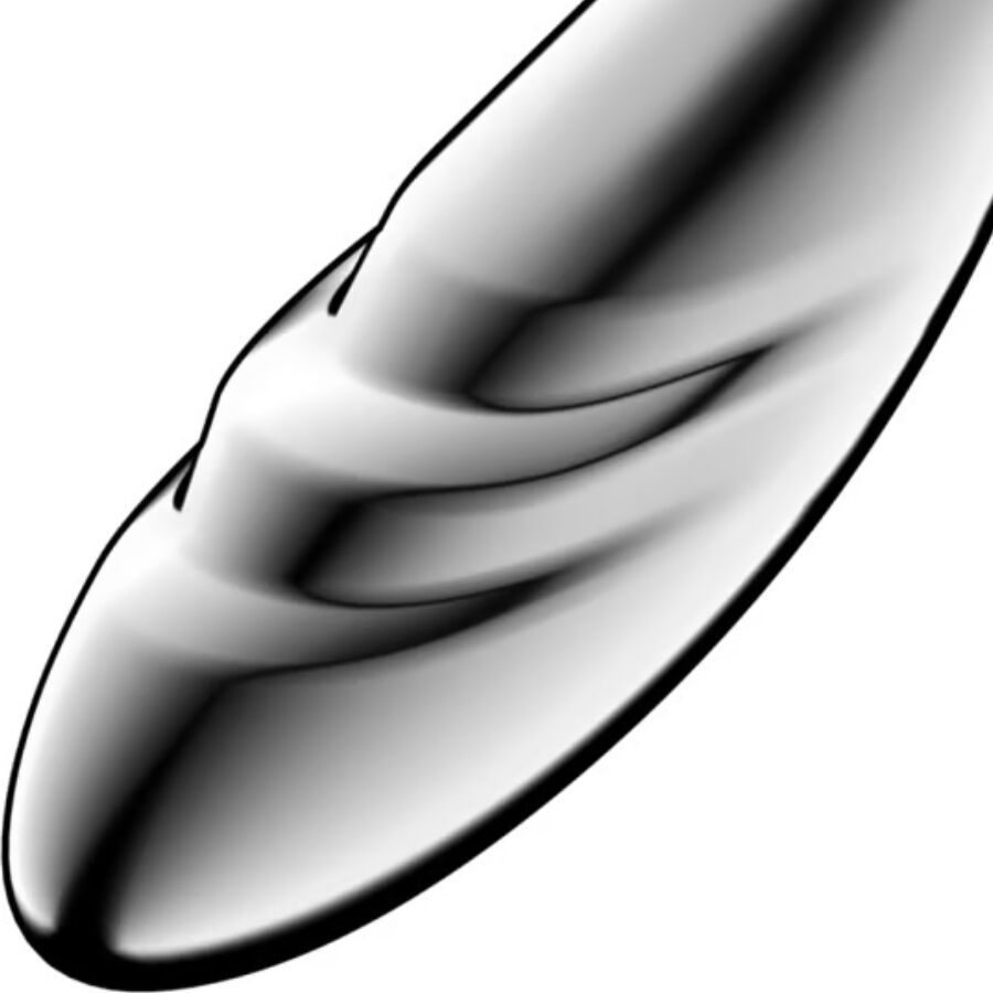 SATISFYER - PURE GRAVITY 3 ROESTVRIJ STALEN DUBBELZIJDIGE DILDO