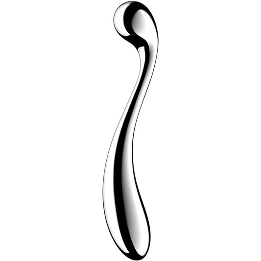 SATISFYER - STAR FORCE 4 DUBBELZIJDIGE DILDO VAN ROESTVRIJ STAAL
