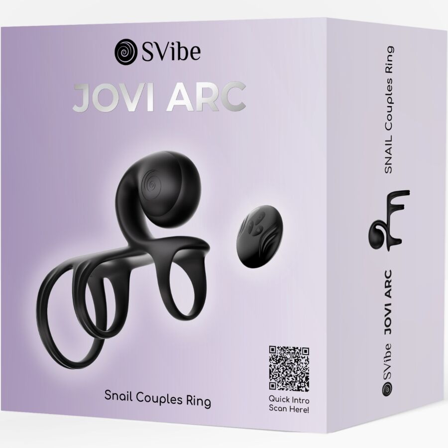 SNAIL VIBE - JOVI ARC KOPPELRING AFSTANDSBEDIENING ZWART