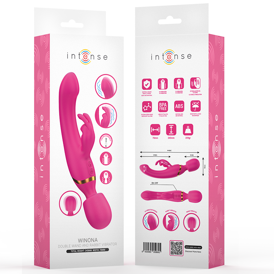 INTENSE - WINONA DUBBELE VIBRATOR RABBIT & WAND