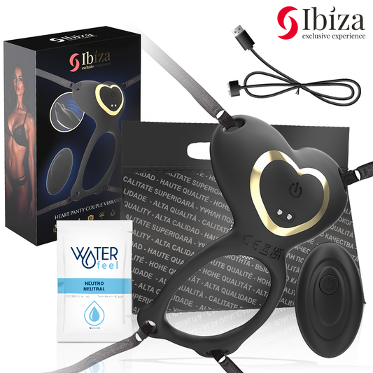 IBIZA - HART PANTY KOPPELVIBRATOR AFSTANDSBEDIENING