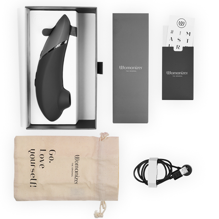 WOMANIZER - VOLGENDE CLITORALE STIMULATOR ZWART