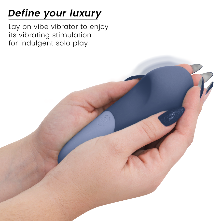 WOMANIZER - VIBE Oplegvibrator ZONDER GELUID DONKERBLAUW