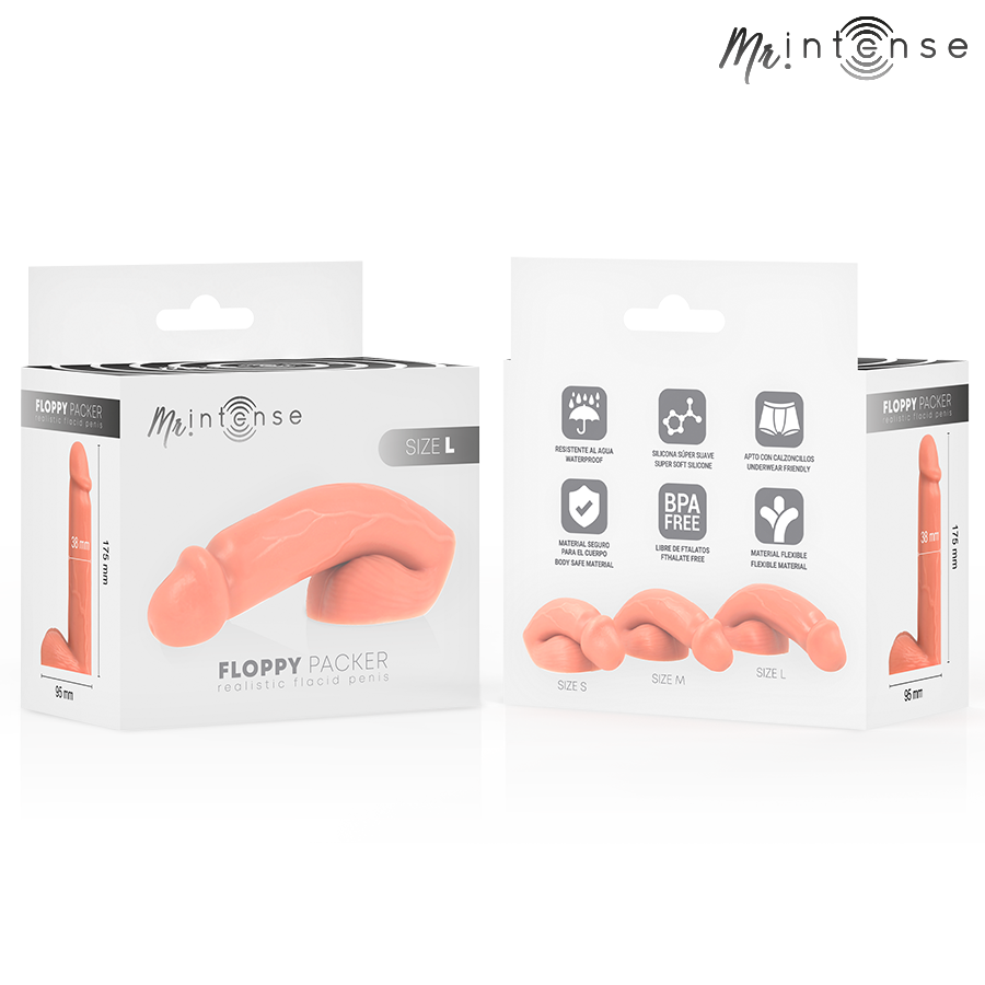 MR INTENSE - FLOPPY MAAT L REALISTISCHE PACKER