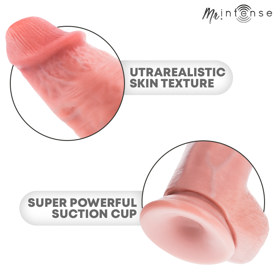 MR INTENSE - KLEINE SPENCER SILICONEN DILDO 19 CM -Ø- 4.5 CM