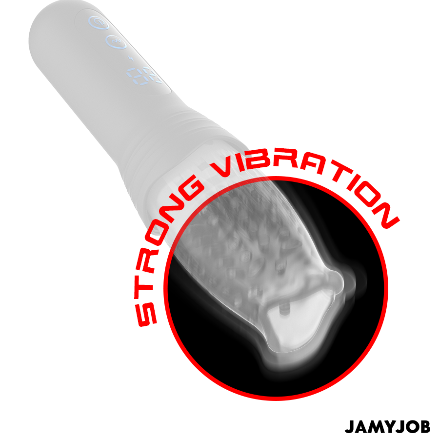 JAMYJOB - BLOW-R MASTURBATOR MET STOTEN EN ROTATIE