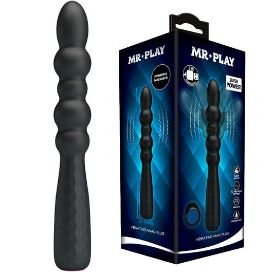 MR PLAY - FLEXIBELE TRILLENDE ANAALPLUG