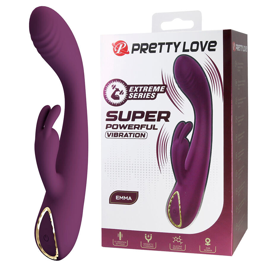 PRETTY LOVE - EMMA KONIJN PAARSE VIBRATOR MET STIMULATOR