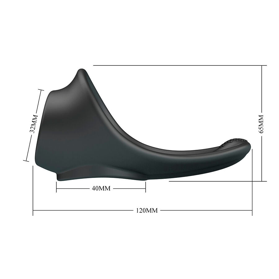 CRAZY BULL - ZADOK ERGONOMISCHE RING MET PERINEUMSTIMULATOR