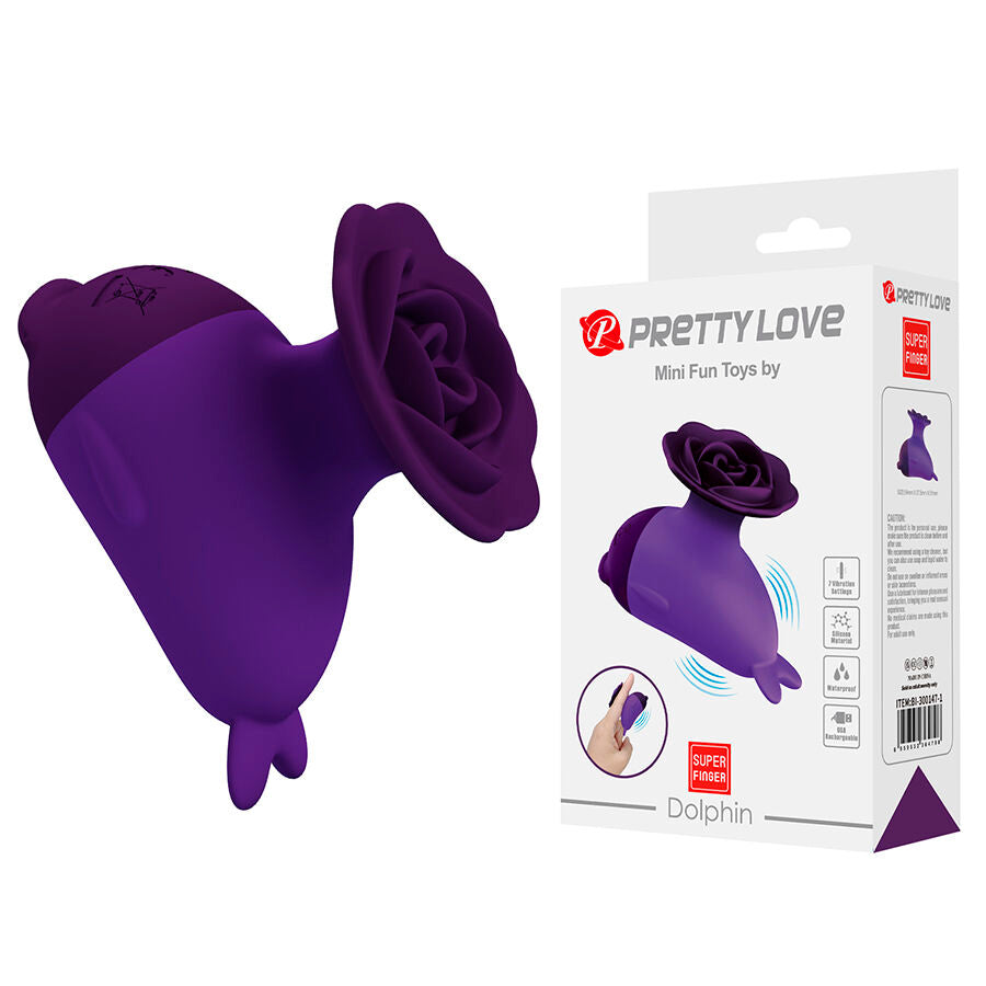 PRETTY LOVE - DOLPHIN MINIVIBRATOR MET CLIP