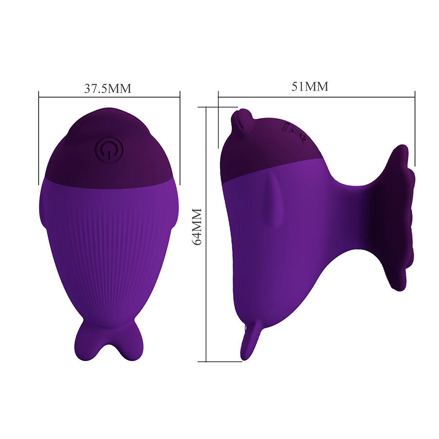 PRETTY LOVE - DOLPHIN MINIVIBRATOR MET CLIP