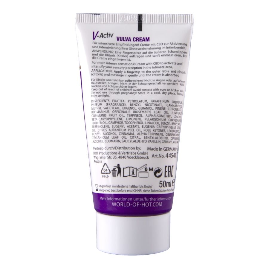HOT - VULVACRÈME MET CBD 50ML