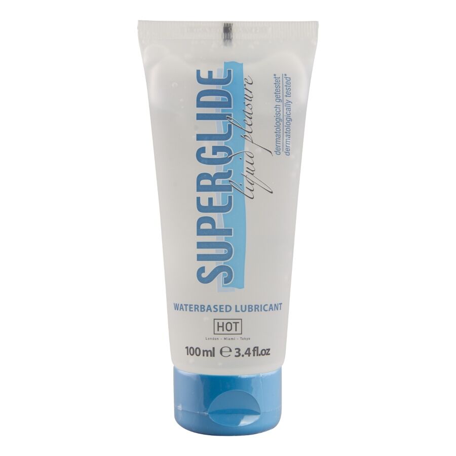 HOT - SUPERGLIDE LIQUID PLEASURE GLIJMIDDEL OP WATERBASIS 100 ML