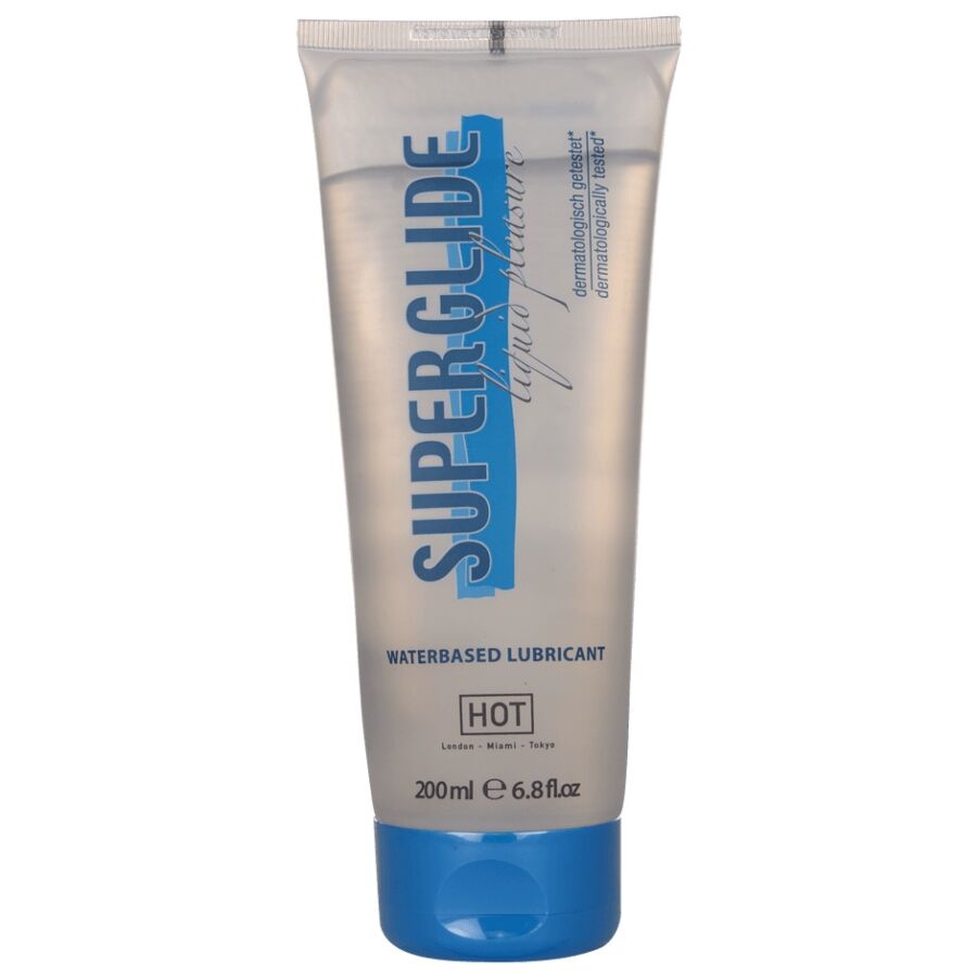 HOT - SUPERGLIDE LIQUID PLEASURE GLIJMIDDEL OP WATERBASIS 200 ML