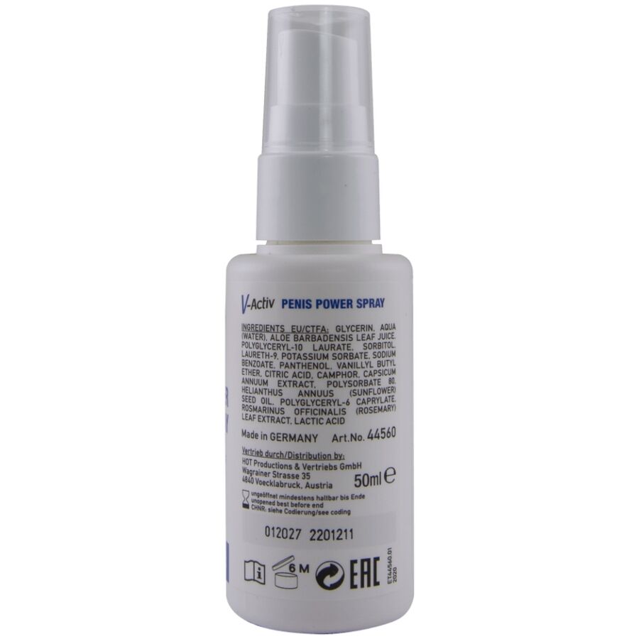 HET NIEUWE – V-ACTIV PENIS POWER SPRAY VOOR MANNEN 50 ML