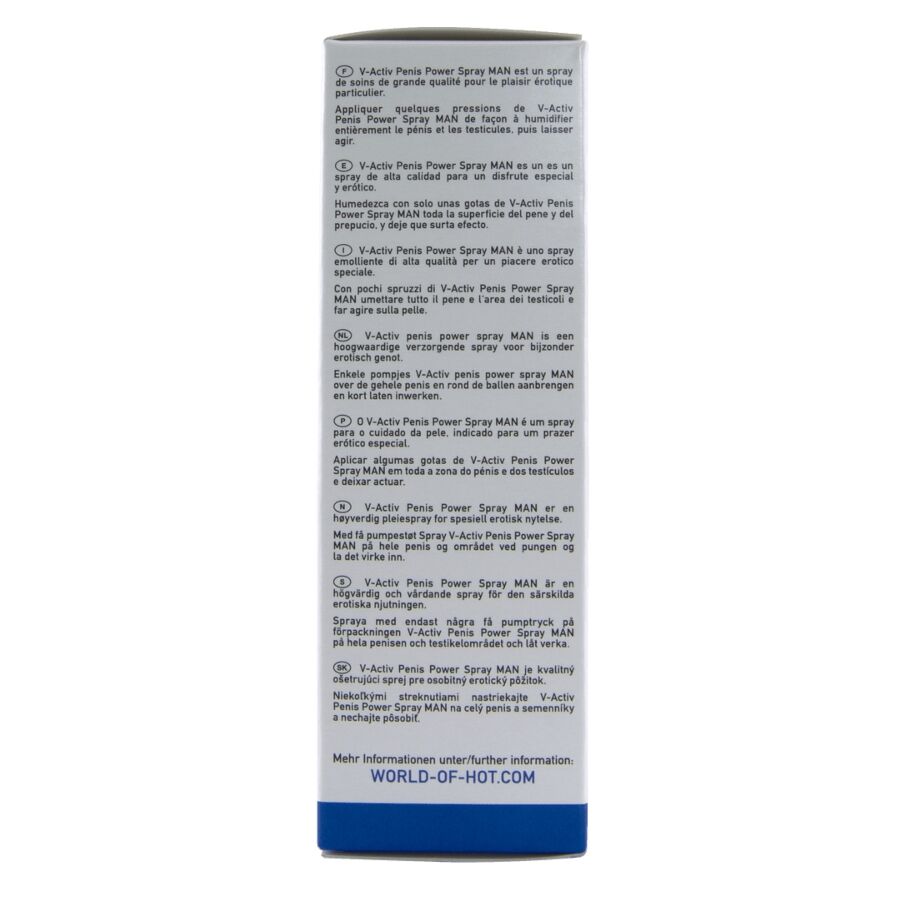 HET NIEUWE – V-ACTIV PENIS POWER SPRAY VOOR MANNEN 50 ML